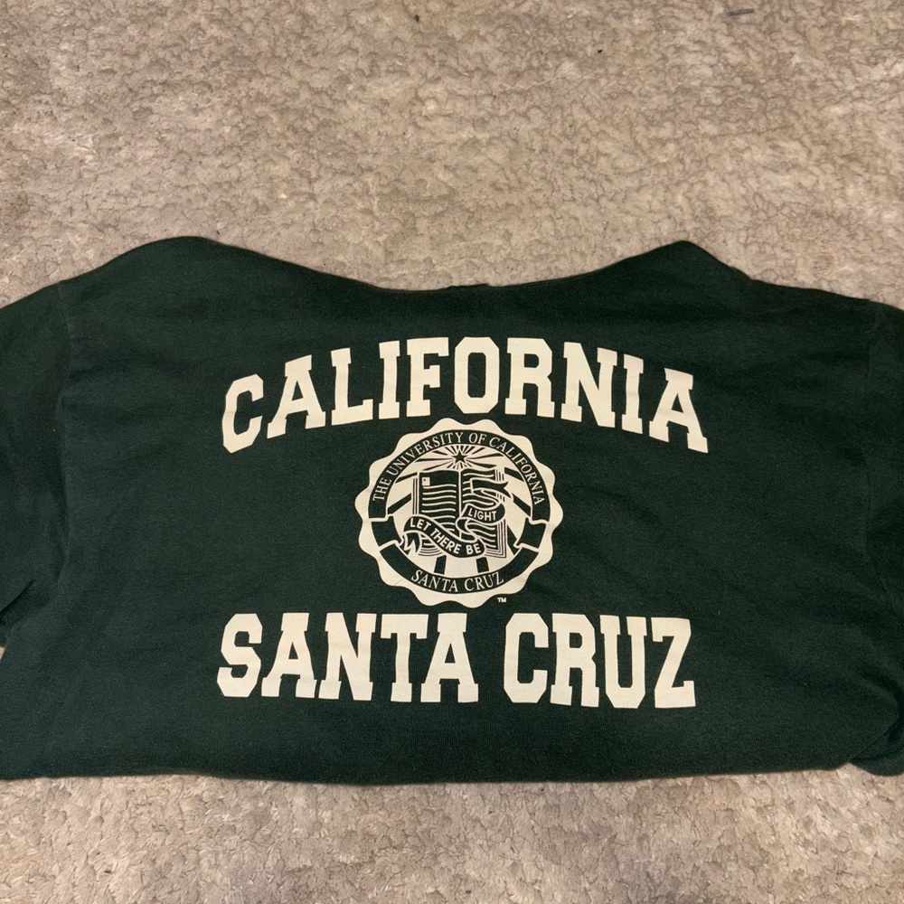 California Santa Cruz Green Sweatshirt
